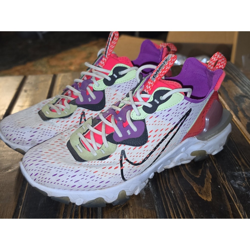 Nike React Vision Barely Volt‎ Pink mens sz 8